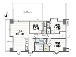 間取図画像 3LDK