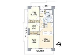間取図画像 3LDK