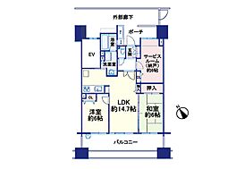間取図画像 2SLDK