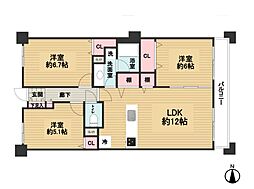 間取図画像 3LDK