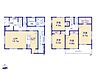 間取り：土地面積136.11m2　4LDK