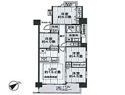 ガーラレジデンス川口並木 4LDKの間取図画像