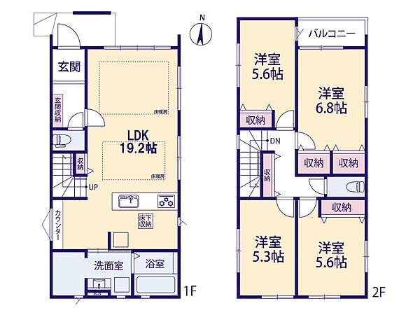 間取りを拡大表示