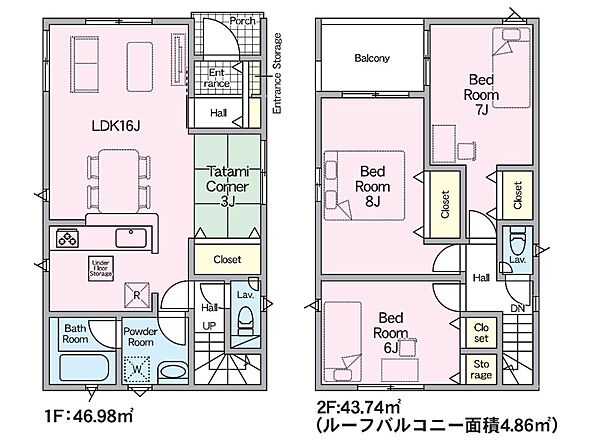 間取りを拡大表示