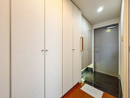 【玄関】玄関はおうちの顔と言われます。玄関アプローチは、外観デザインの印象を左右します。ご家族の個性を出しながら、素敵な玄関でお客様をお迎えしてください。