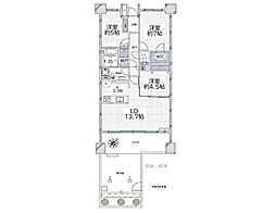 パークハウス蕨市民公園 3LDKの間取図画像