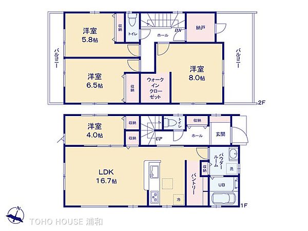 間取りを拡大表示