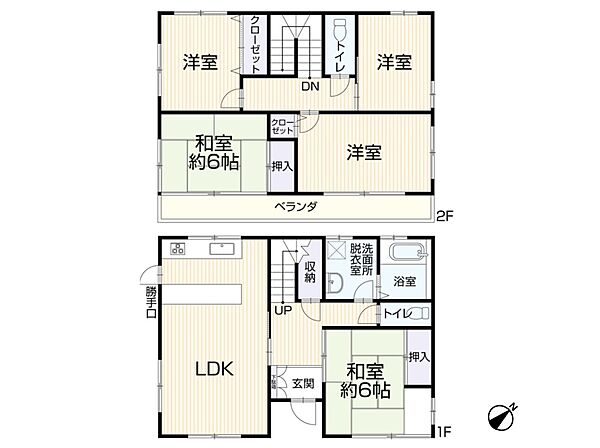 間取りを拡大表示