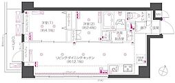ZOOM練馬高野台 2LDKの間取図画像