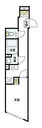 Axia千歳烏山 1Kの間取図画像