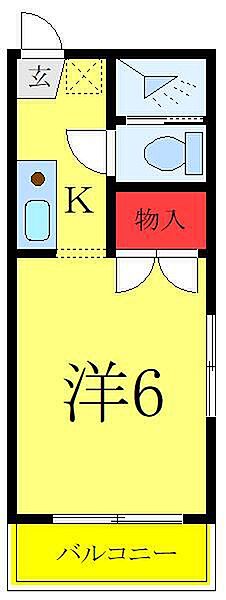柴崎ハイム 102｜東京都板橋区板橋3丁目(賃貸アパート1K・1階・17.01㎡)の写真 その2