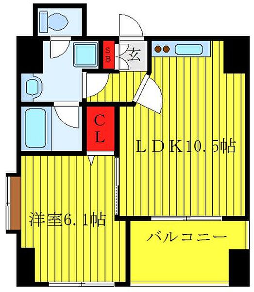 グランドルチェ　白山 202｜東京都文京区白山2丁目(賃貸マンション1LDK・2階・40.70㎡)の写真 その2