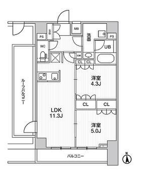 ＡＬＴＥＲＮＡ神楽坂II 702｜東京都新宿区西五軒町(賃貸マンション1K・7階・50.09㎡)の写真 その2