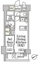 テラス高田馬場ウエスト 303 ｜ 東京都新宿区高田馬場4丁目（賃貸マンション1LDK・3階・31.14㎡） その2