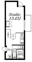 ＡＬＥＲＯ目白 103 ｜ 東京都豊島区目白2丁目（賃貸マンション1R・1階・30.45㎡） その2