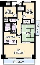 インプルーブ緑地公園 506 ｜ 大阪府吹田市江坂町5丁目（賃貸マンション3LDK・5階・67.14㎡） その2