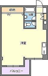 セレクトハイム ワンルームの間取図画像