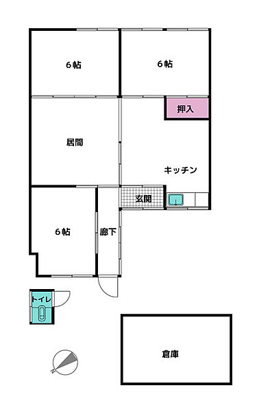 間取りを拡大表示