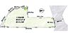 区画図：土地面積は広々約104.5坪（345.47m2）！建築条件なしの更地の土地です！近隣は商業施設充実しております！前面道路の幅員は6.7ｍの広さがございます！