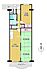 間取り：74.34m2の3LDK！全居室6帖以上のゆとりある間取りのお部屋です♪マンション団の一番南側にある棟なので、眺望が遮られず良好です♪