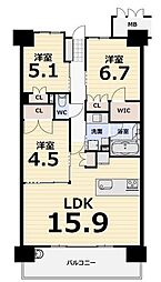 間取図画像 3LDK