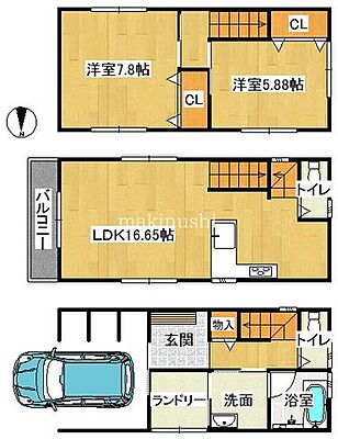間取り 堺市東区西野 新築戸建