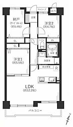 間取図画像 2SLDK