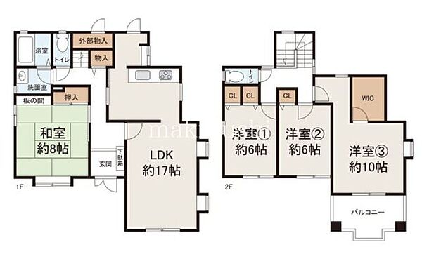 間取りを拡大表示