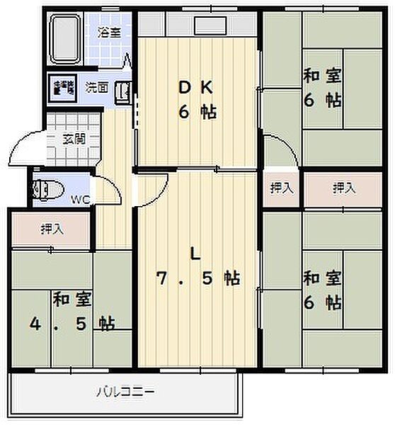 間取りを拡大表示