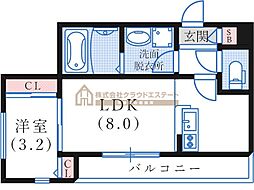 春日野道駅 9.2万円
