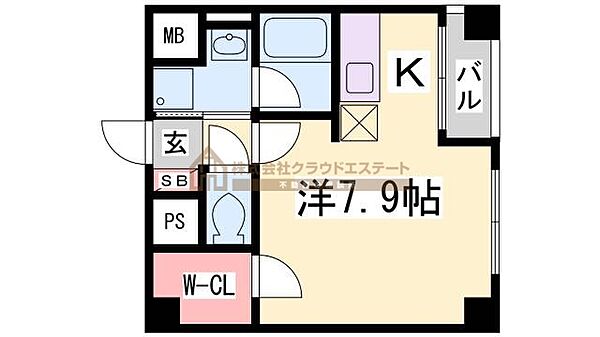 カノン甲南山手 ｜兵庫県神戸市東灘区本庄町1丁目(賃貸マンション1R・7階・27.30㎡)の写真 その2