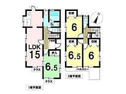 中古戸建　八王子市川口町 4LDKの間取り