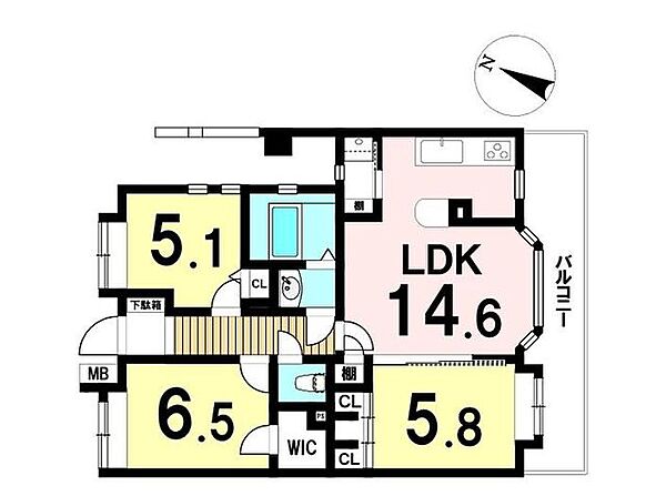 間取りを拡大表示