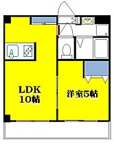 栗林第7ビル 202 ｜ 千葉県千葉市中央区港町16-37（賃貸マンション1LDK・2階・33.27㎡） その2