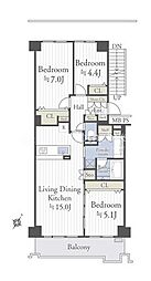 間取図画像 3LDK