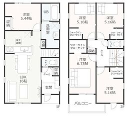 富士宮市山宮　全3棟　2号棟