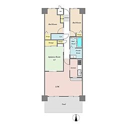 アーバンシティ長泉 3LDKの間取図画像