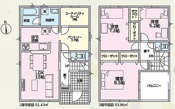 間取りを拡大表示