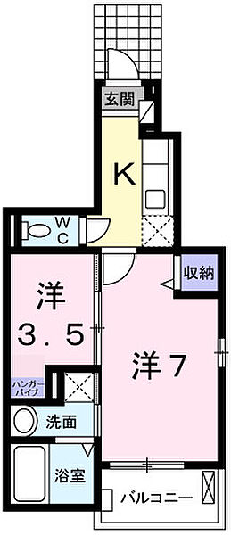 アマルフィ36 101｜兵庫県姫路市南条2丁目(賃貸アパート1SK・1階・31.65㎡)の写真 その2