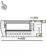 レオパレス白国 201 ｜ 兵庫県姫路市白国1丁目20-12（賃貸アパート1K・2階・23.18㎡） その3