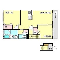 兵庫県西脇市和田町（賃貸アパート2LDK・2階・57.31㎡） その2