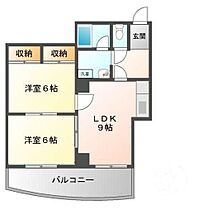 シャルムみつひろ 603 ｜ 兵庫県相生市那波大浜町（賃貸マンション2LDK・6階・61.76㎡） その2