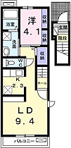 アルダン　Ａ 201 ｜ 兵庫県揖保郡太子町東南371番地1（賃貸アパート1LDK・2階・40.09㎡） その2