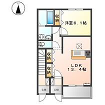 兵庫県姫路市大津区長松（賃貸アパート1LDK・1階・48.79㎡） その2