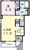 ラインハート 101 ｜ 兵庫県神崎郡福崎町福田298-2（賃貸アパート1LDK・1階・37.00㎡） その2