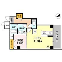 パラストＫS 502 ｜ 兵庫県姫路市小姓町（賃貸マンション1LDK・5階・43.24㎡） その2