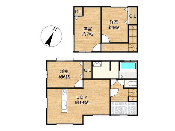 間取りを拡大表示