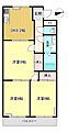 タクロウ団地B棟3階5.0万円