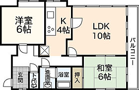 広島県広島市中区西白島町（賃貸マンション2LDK・3階・60.43㎡） その2