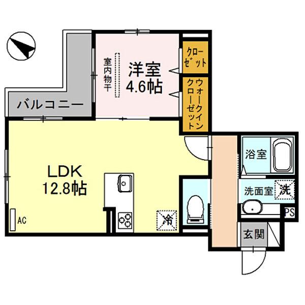 SHINYA BLDG.II ｜広島県広島市西区高須2丁目(賃貸アパート1LDK・2階・43.07㎡)の写真 その2